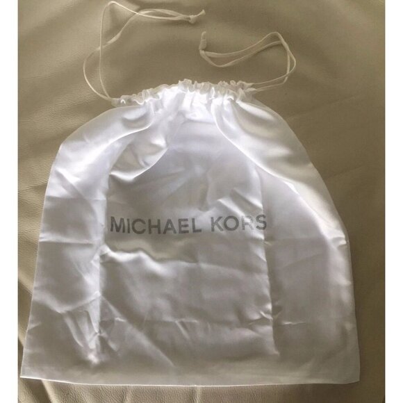 Michael Kors Dust Bag White Drawstring Handbag Cover Storage LRG 18" x 18" - Picture 6 of 7